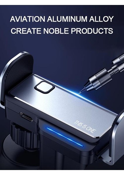 Araba Akıllı Elektrikli Kilitleme Cep Telefonu Destek Tutucu iPhone Xiaomi Hava Firar Klip Stand Otomatik Indüksiyon Montaj Braketi | Telefon Tutucular ve duruş (Yurt Dışından) modelleri