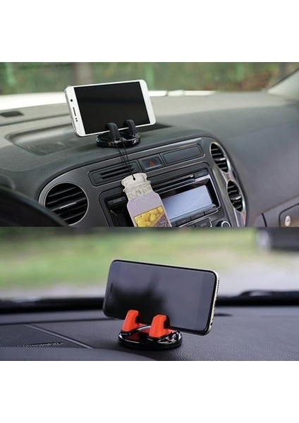 Evrensel Yumuşak Silikon 360 Derece Rotasyon Kaymaz Araba Tutucu Telefon Standı (Yurt Dışından) modelleri