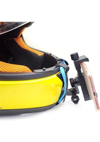 Motosiklet Kask Çene Cep Telefonu Sahipleri Standları Moto Djı Dağ Köpek Eylem Kamera Kaydedici Ride Montaj Standı Tutucu | Telefon Sahipleri ve duruş (Yurt Dışından)