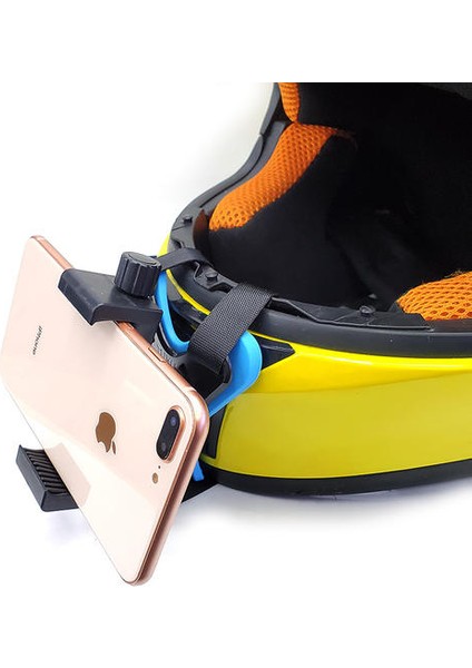 Motosiklet Kask Çene Cep Telefonu Sahipleri Standları Moto Djı Dağ Köpek Eylem Kamera Kaydedici Ride Montaj Standı Tutucu | Telefon Sahipleri ve duruş (Yurt Dışından)