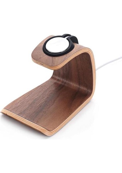 Cep Telefonu Ekranını Izlemek Için Geçerlidir Standı Basit ve Şık Ahşap Stil Şarj Üssü Saati Şarj Edebilir | Telefon Sahipleri ve standları (Ceviz) (Yurt Dışından)