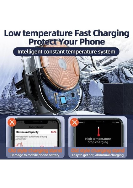 15 W Kablosuz Şarj Araba Dağı Araba Telefon Tutucu Akıllı Kızılötesi Hava Firar Için Montaj Araç Şarj Kablosuz iPhone 12PRO | Telefon Sahipleri ve duruş (Yurt Dışından) fiyatları