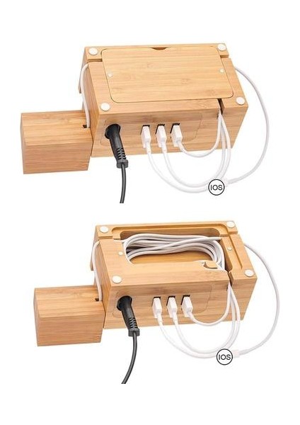 Çoklu USB Portları Şarj Dock Standı (Abd Fişi) (Yurt Dışından)