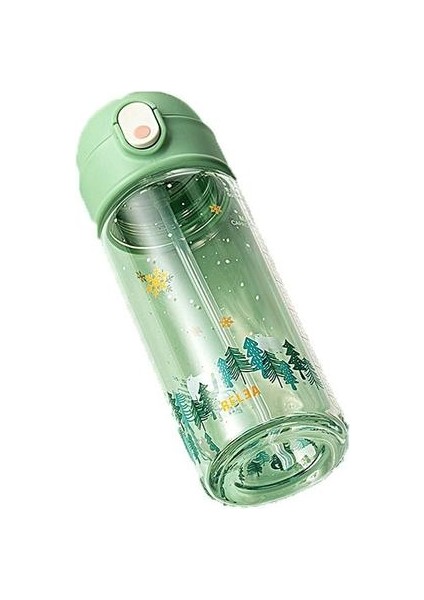 1 Adet Şişeler 500 ml Su Şeffaf Plastik Bpa Ücretsiz Yaratıcı Buzlu Su Şişesi Seyahat Çay Kupası | Highball Cam (Yurt Dışından)