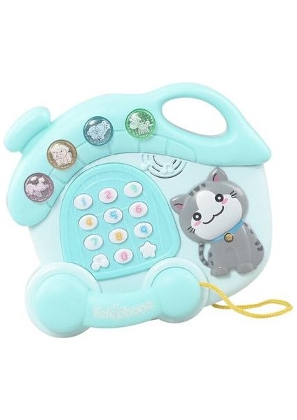 Çocuk Karikatür Çok Fonksiyonlu Oyuncak Telefon Bulmaca Erken Eğitim Ses ve Hafif Müzik Şarj Simülasyon Telefon Oyuncak | Oyuncak Telefonları (Yurt Dışından)