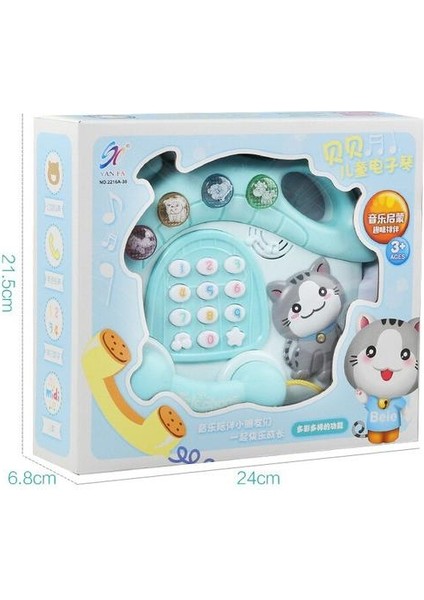 Çocuk Karikatür Çok Fonksiyonlu Oyuncak Telefon Bulmaca Erken Eğitim Ses ve Hafif Müzik Şarj Simülasyon Telefon Oyuncak | Oyuncak Telefonları (Yurt Dışından)