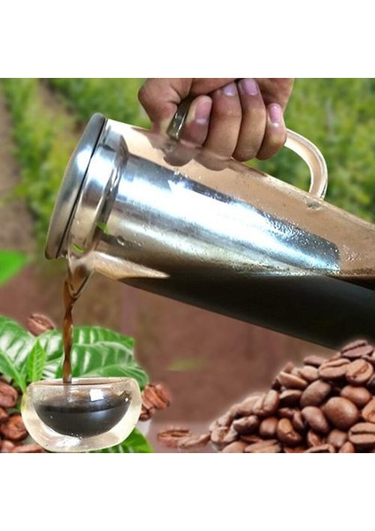 Kahve Makinesi, 1 Litre, 32 Oz Buzlu Kahve Makinesi, Buzlu Çay Makinesi, Hava Geçirmez Soğuk Brew Sürahi, Kahve Aksesuarları, Soğuk Br | Kahve Filtreleri (Yurt Dışından)