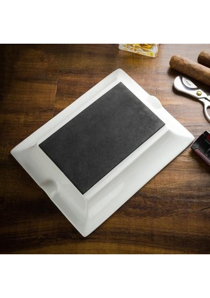 Puro Küllük Seramik Yaratıcı Mekanik Taşıma Çift Yuvası Masaüstü Gadget Puro Küllük | Puro Aksesuarları (Yurt Dışından)