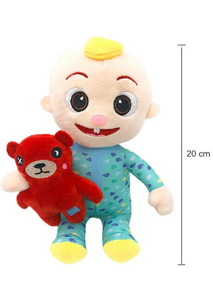 Cocomelon Jj Boy Hug Ayı Müzikal Peluş Oyuncak - Renkli (Yurt Dışından)