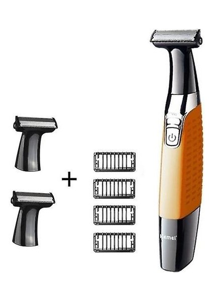Yıkanabilir Angele Vücut Tıraş Makinesi Yüz Elektrikli Tıraş Makinesi Erkekler Için Kenar Jilet Adam Saç Temizleme Tıraş Makinesi Sakal Tıraş Makinesi USB Şarj (2 Blade Set Ekle) (Yurt Dışından)