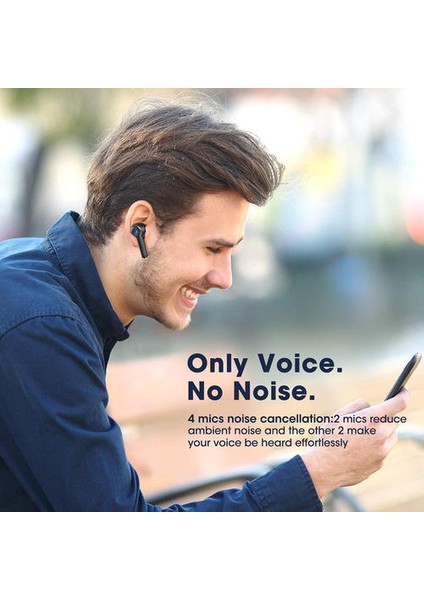Kablosuz Kulaklık Bluetooth Kulaklık Kablosuz Kulaklık Su Geçirmez Ses Gürültü (Yurt Dışından) fırsatları