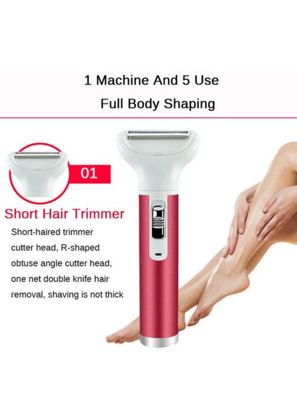 Elektrikli Lady Çok Fonksiyonlu Tıraş Makinesi Vücut Saç Kol Bacak Yüz Remover Razor Giyotin (Yurt Dışından)