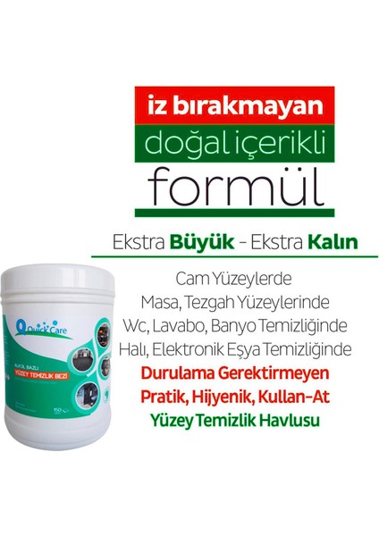Dezenfektanlı Yüzey Temizlik Havlusu 150 Yaprak Limon Kokulu fırsatları