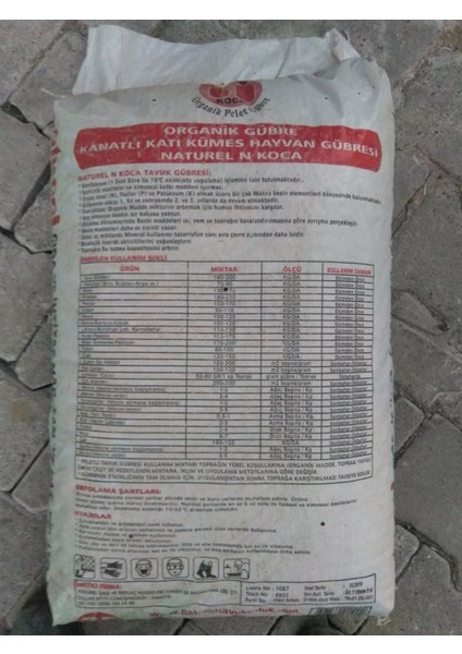 25 kg Organik Tavuk Gübresi fiyatları