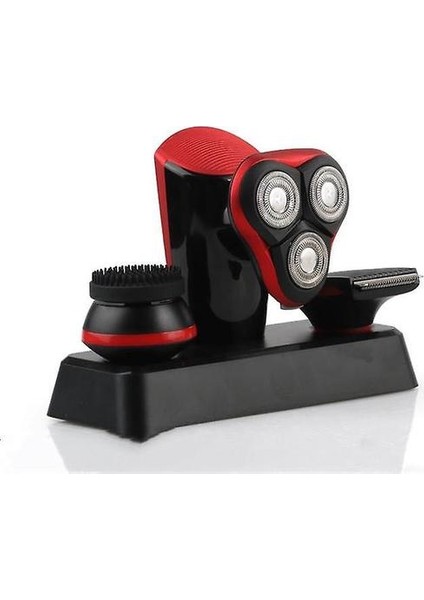 Elektrikli Kel Kafa Tıraş Makinesi Razor 3D Sakal Giyotin Adam Bakım Kiti Kafatası Clipper Kendini Bıkma Saç Kesimi Tıraş Makinesi Erkekler Için Kesim (Ingıltere Fişi) (Yurt Dışından)