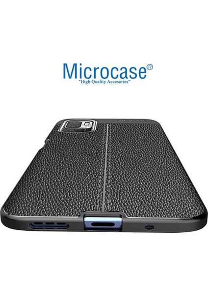 Xiaomi Redmi Note 11 Se Leather Tpu Silikon Kılıf - Siyah