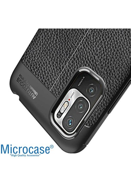 Xiaomi Redmi Note 11 Se Leather Tpu Silikon Kılıf - Siyah