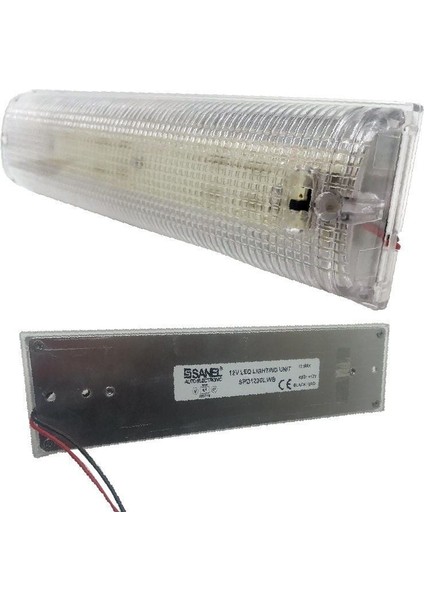 Lamba Ledli 12 V Beyaz Işık Anahtarlı 23.4cmx6.2cm 30 LED SPD1230LW.AB modelleri