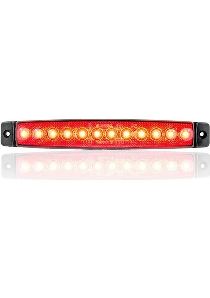 24V Üniversal Parmak 12 LED Basamak Kırmızı SBC24R12 fiyatları