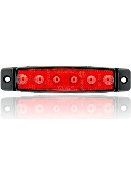 6 Ledli 3'lü Set Parmak LED 12V Kırmızı SBB12R6-3