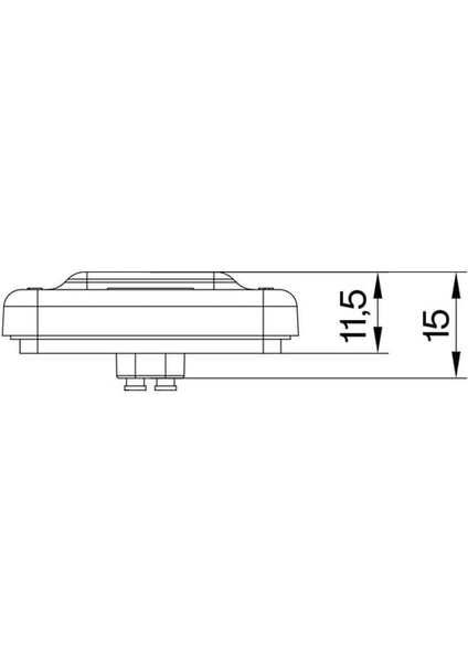 Side Marker 4 LED Beyaz 10-30V On SML02W