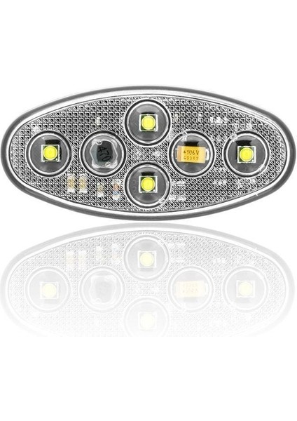 Animasyonlu 12-24V Universal Elips 4 Led Dış Makan Uyumlu Beyaz SBEF4W