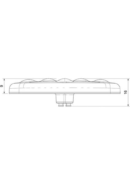 Animasyonlu 12-24V Universal Elips 4 Led Dış Makan Uyumlu Beyaz SBEF4W indirimleri
