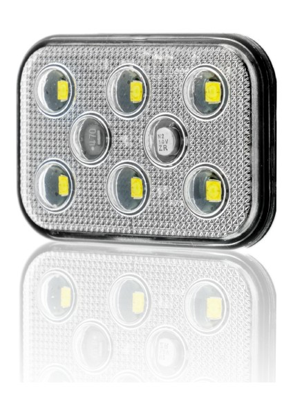 Animasyonlu 12-24V Universal Kare 6 Led Dış Mekan Uyumlu Beyaz SBDF6W modelleri