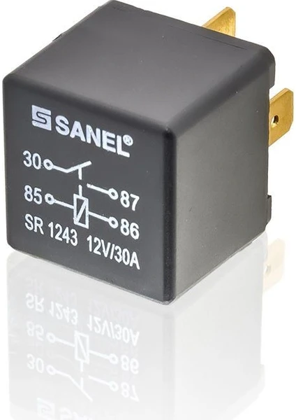 Mini Role 12V 4 Uçlu SR1243