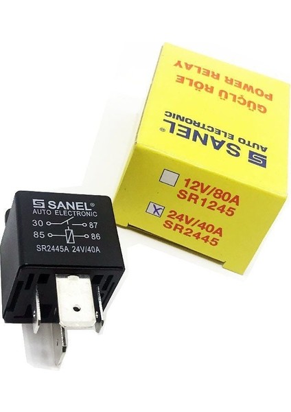 24V 40A Güç Rölesi Yedek Parçalı SR2445A