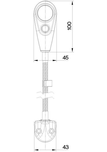 Kuğu Boynu Harita Okuma Lambası 12V-24V Uyumlu Sgn indirimleri