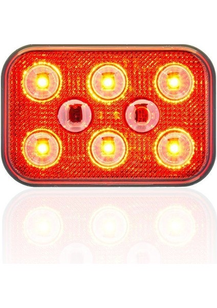 24V Kare 6 LED Dış Makan Uyumlu Kırımızı SBD24R6 fiyatları