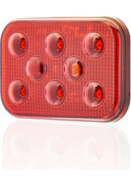 24V Kare 6 LED Dış Makan Uyumlu Kırımızı SBD24R6 modelleri