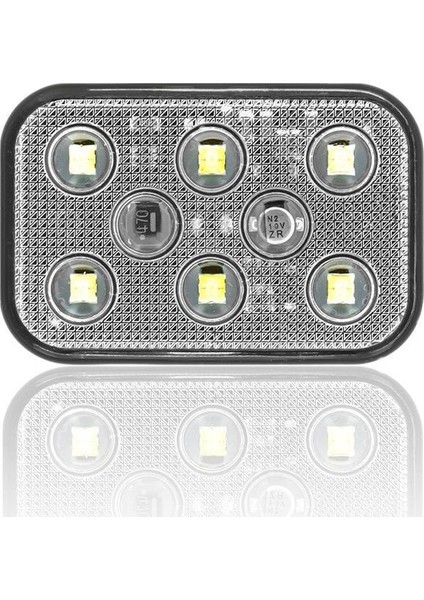 24V Kare 6 LED Dış Makan Uyumlu Beyaz SBD24W6
