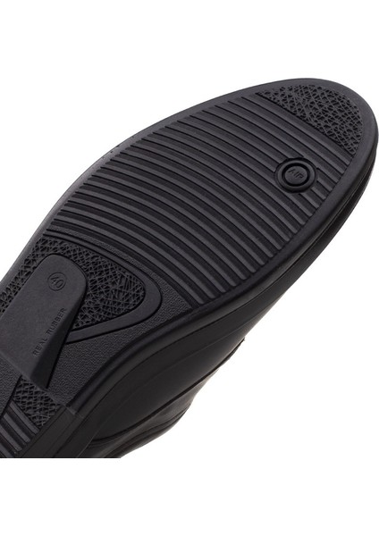 Erkek Siyah Comfort Kışlık Taban Klasik Ayakkabı