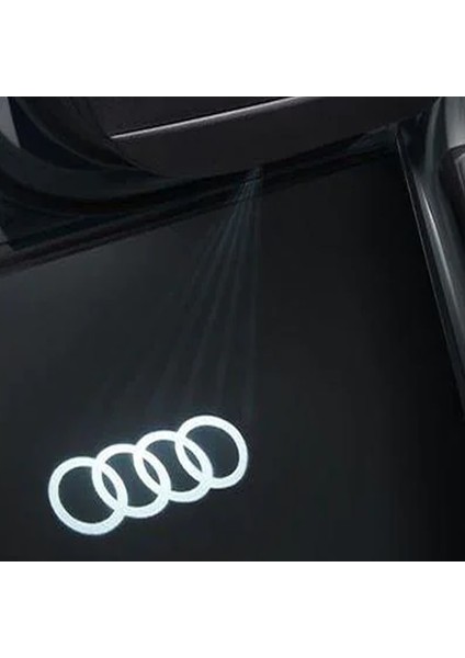 Audi A6 Kapı Altı Kapı Altı Işıklı Logo Tek Kapı Için