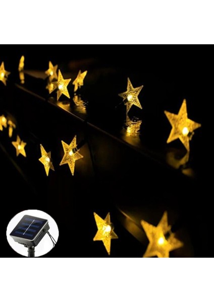 Teknoloji 7 M 50 LED Yıldız Güneş Enerjili Bahçe Aydınlatma Solar Bahçe Süsü modelleri