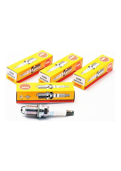 Bmw Iki Tırnaklı Ngk Buji (4 Adet) BKR6EK 12129063428 - 12129064619