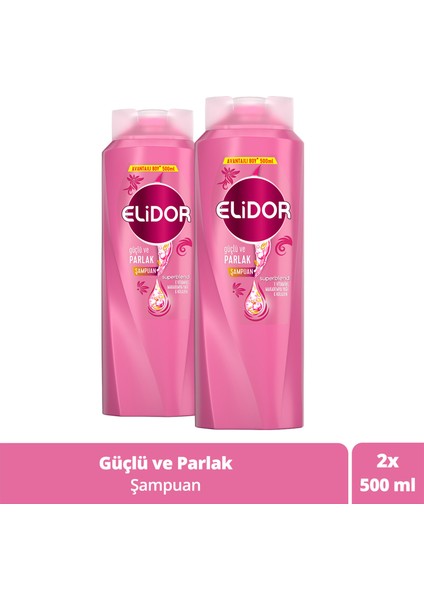 Superblend Saç Bakım Şampuanı Güçlü Ve Parlak 500 Ml X2 Adet