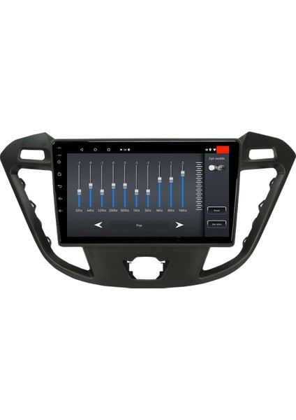 Ford Transit Custom Android 12 Kablosuz Carplay Navigasyon Multimedya Ekran Teyp - MY-0609W-FORD Transit Custom