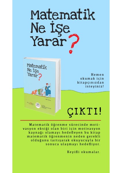 Plüton Yayınları Matematik Ne Işe Yarar? (Ciltli)