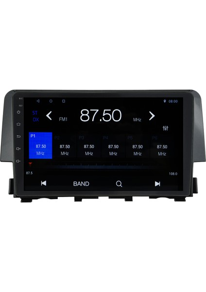 Honda Civic Fc5 Android 12 Kablosuz Carplay Navigasyon Multimedya Ekran Teyp - MY-0609W-HONDACİVİC Fc5