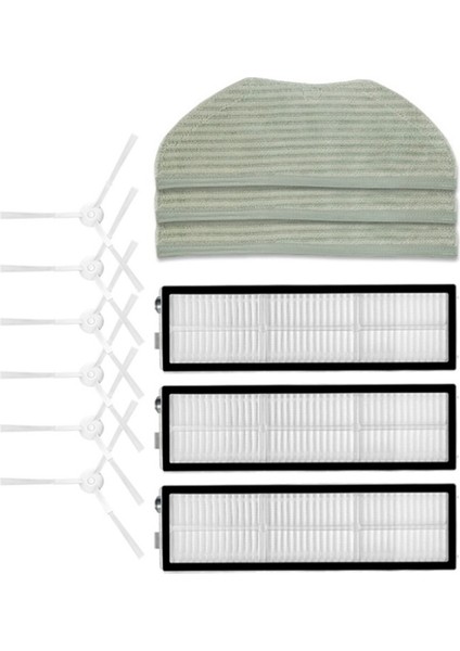12 Adet Hepa Filtre Yan Fırça Paspas Mijia Için Anti-Sarma Süpürme ve Sürükleme Robotu STFCR01SZ Elektrikli Süpürge (Yurt Dışından) fiyatları