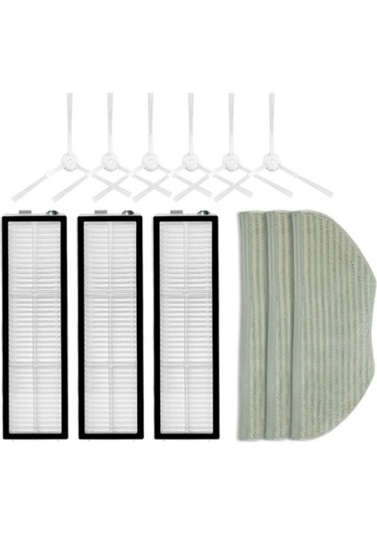 12 Adet Hepa Filtre Yan Fırça Paspas Mijia Için Anti-Sarma Süpürme ve Sürükleme Robotu STFCR01SZ Elektrikli Süpürge (Yurt Dışından) modelleri
