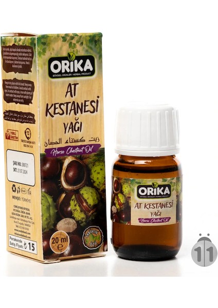 Orika At Kestanesi Yağı 20 ml