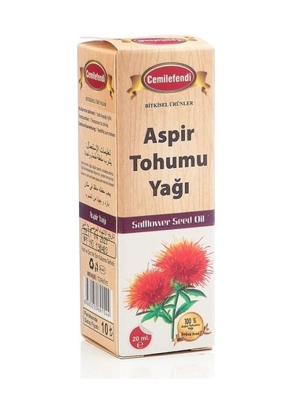 Cemil Efendi Cemilefendi Aspir Tohumu Yağı 20 ml