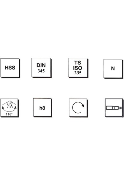 11 mm Mors Konik Saplı Matkap Ucu Hss (Dın 345)