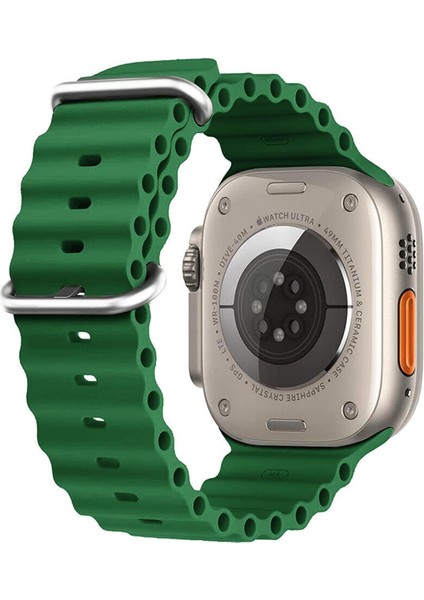 Apple Watch Series 8 41MM Kordon Ocean Band Yeşil