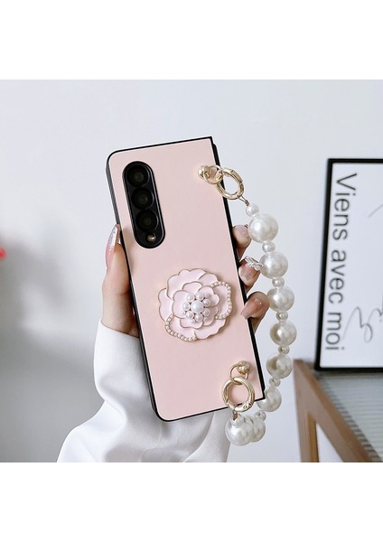 Samsung Z Fold 4 Dıy Kamelya Inci Bileziği Cep Telefonu Kılıfları (Yurt Dışından) modelleri