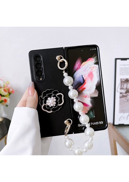 Samsung Z Fold 4 Dıy Kamelya Inci Bileziği Cep Telefonu Kılıfları (Yurt Dışından)